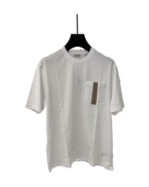 Burberry Gray Short-Sleeved T-Shirt for men