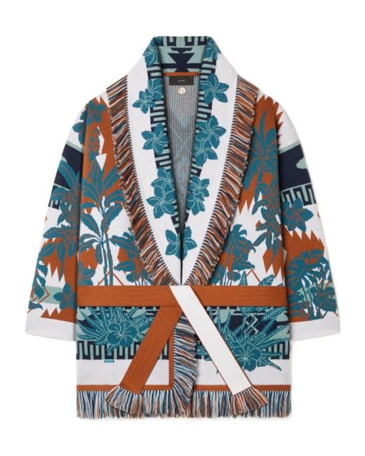 Alanui Blue Island Soul Cardigan