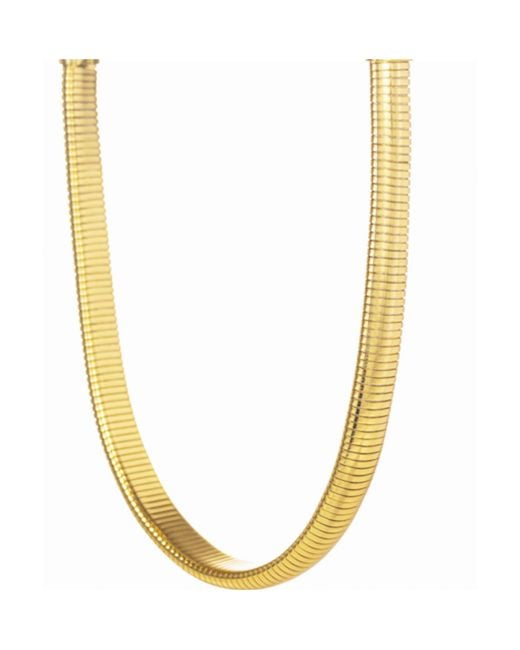FEDERICA TOSI Yellow Ribbed Chain Bracelet