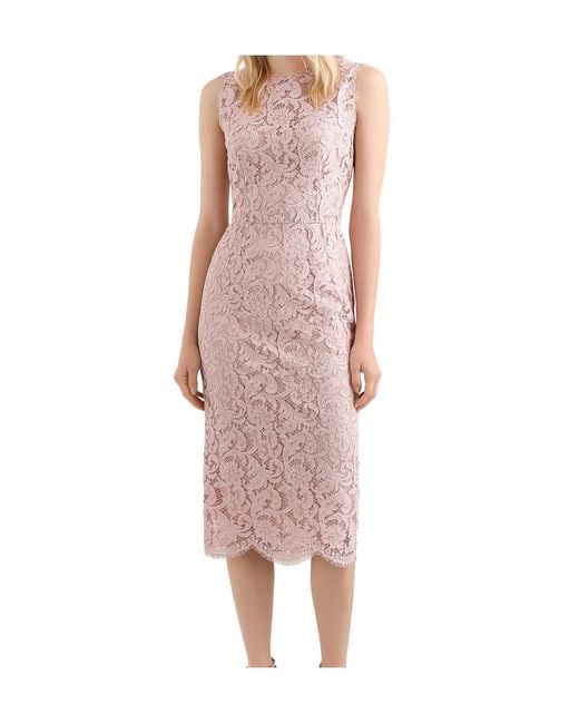 Dolce & Gabbana Dress in Pink | Lyst
