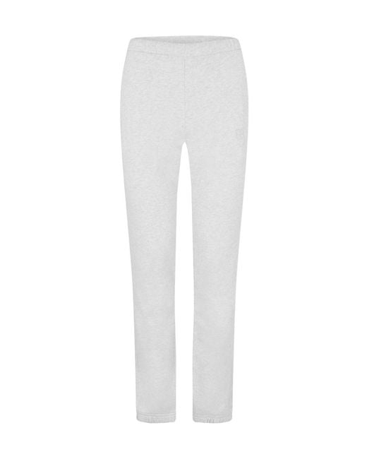 Anine Bing White Logo Detail Sweatpants