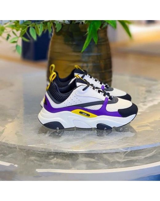 Dior Blue Strap-Up Casual Sneakers for men