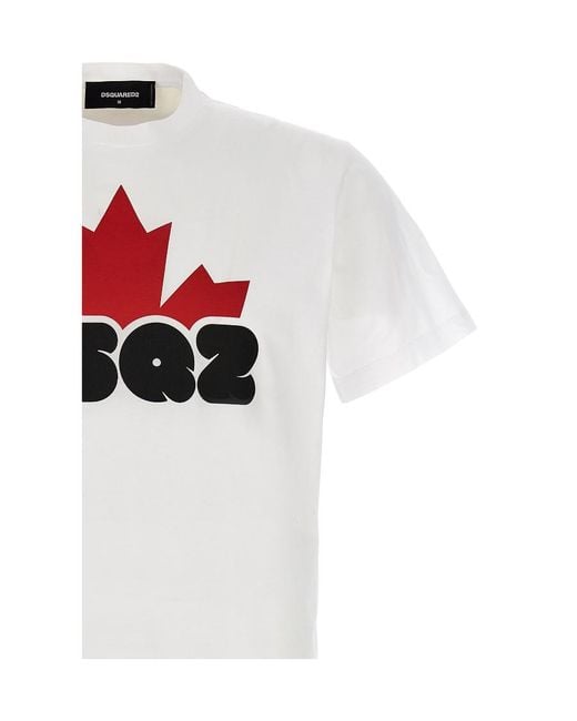 DSquared² White Cool Fit T-shirt for men