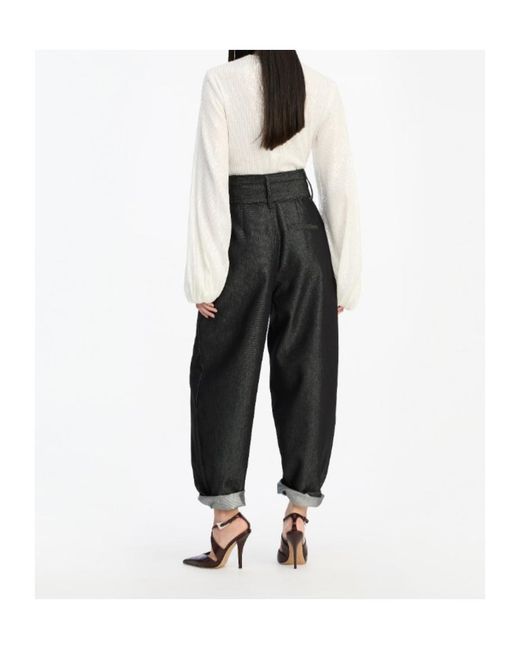 ROTATE BIRGER CHRISTENSEN White Sequin-Embellished Crewneck Top