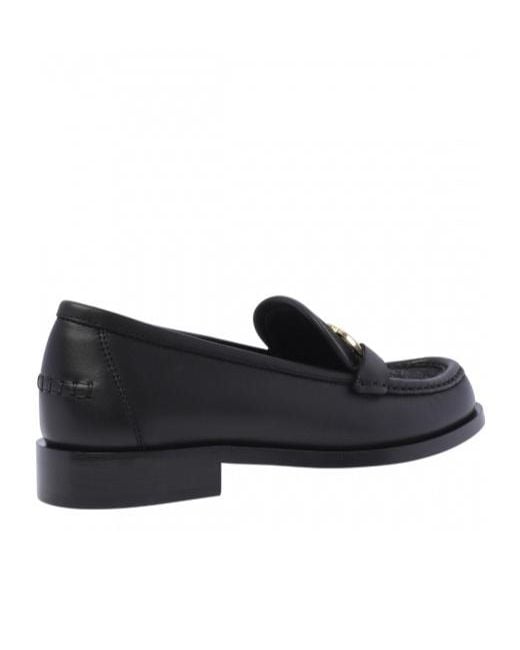 Ferragamo Black Ferragamo Gancini Jacquard Slip-On Loafers