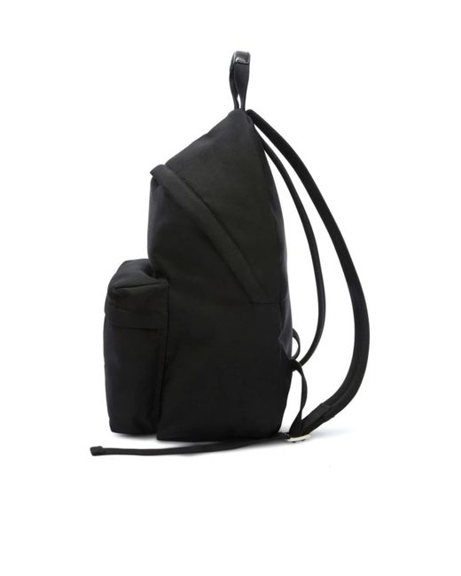 Palm Angels Black Logo-Embroidered Zipped Backpack for men
