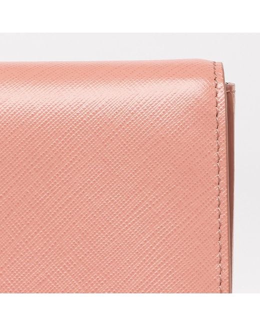 Ferragamo Pink Logo Clutch