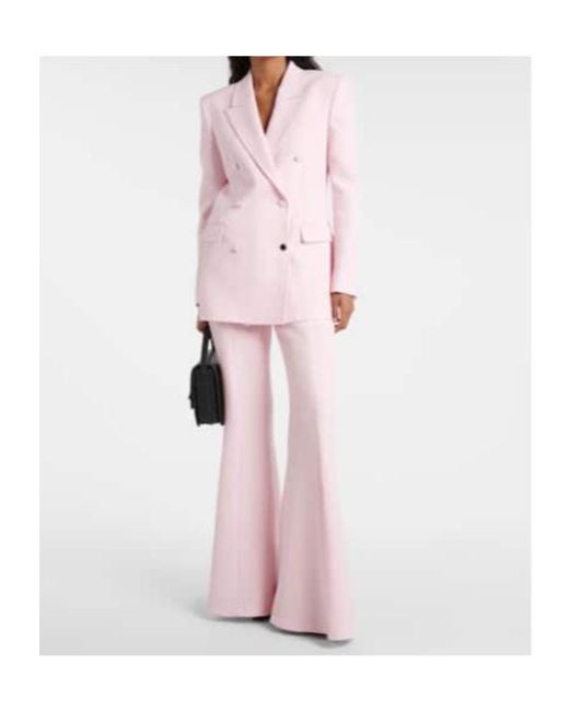 Gabriela Hearst Pink Logo Blazer