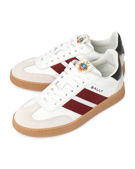 Bally Pink Lace-Up Sneakers