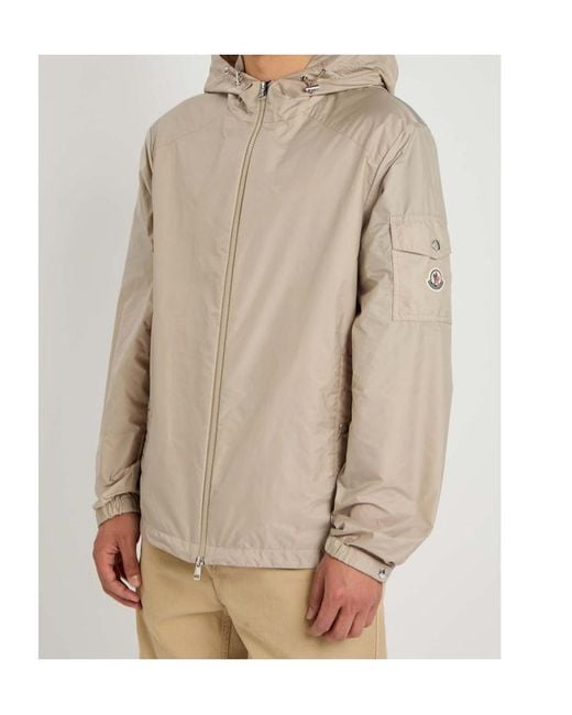Moncler Natural Etiache Hooded Shell Jacket for men