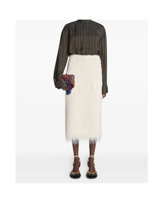 Dries Van Noten Natural Sokna Skirt