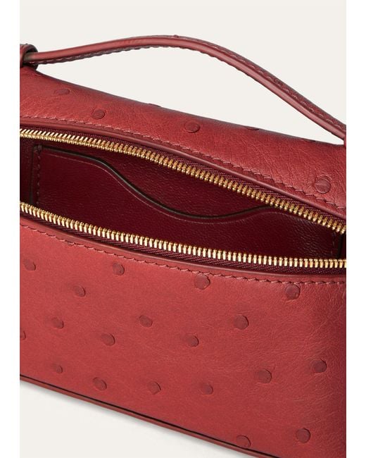 Loro Piana Red Extra Pocket Mini Shoulder Bag