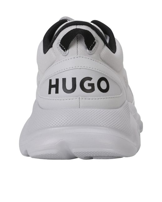 Boss Gray Solid Trainers for men