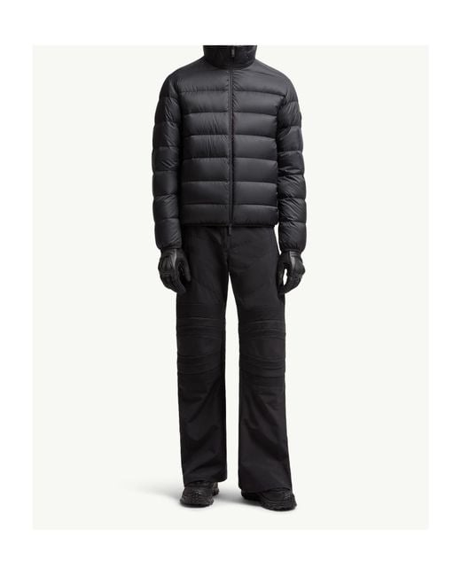 Moncler Black Erdon Zip-Up Short Padded Jacket for men