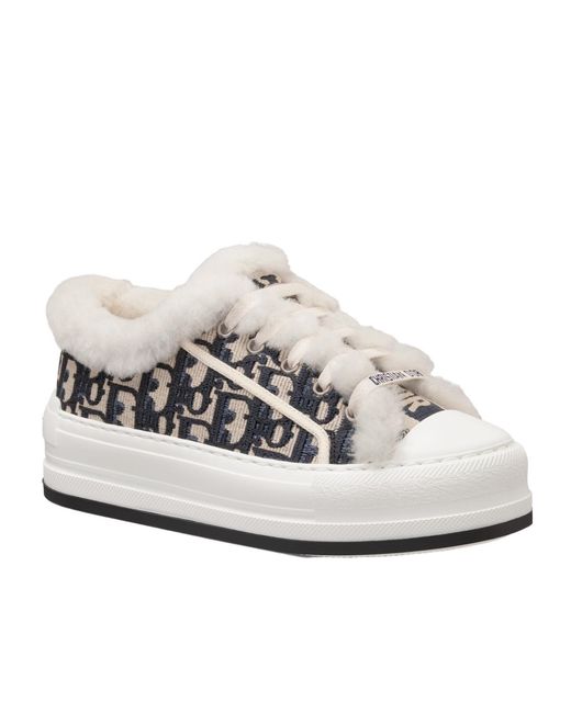 Dior White Low-Top Leisure Sneakers