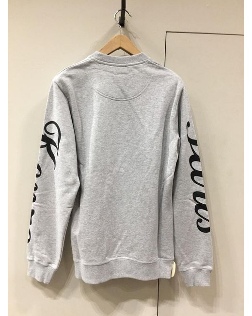 KENZO Gray Tiger Embroidered Pullover for men
