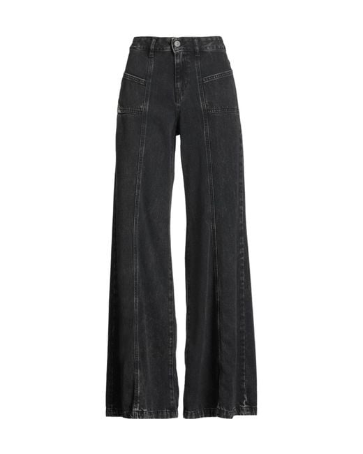DIESEL Black Denim Trousers