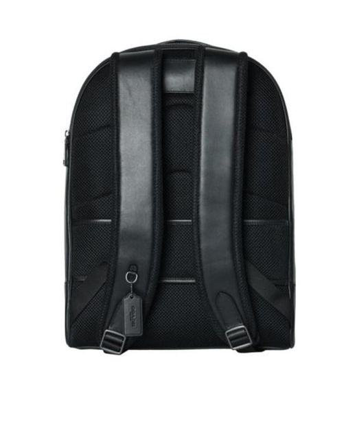 COACH Gray Zippered Backpack for men