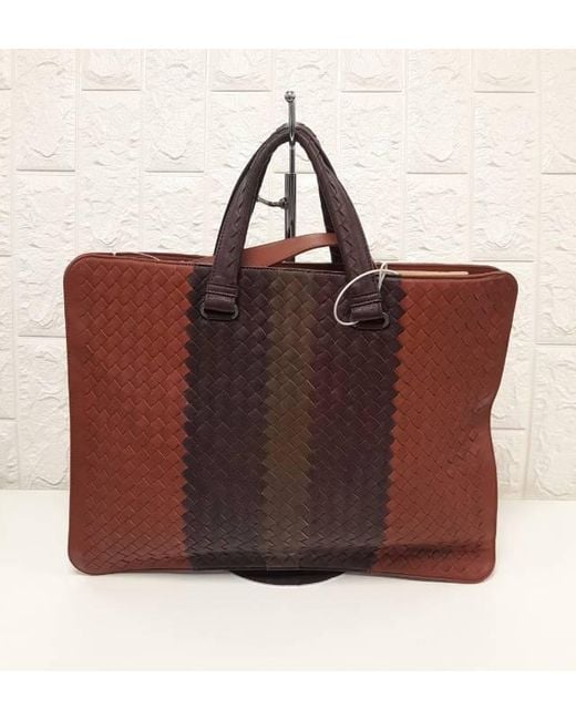 Bottega Veneta Brown Woven Shoulder Bag