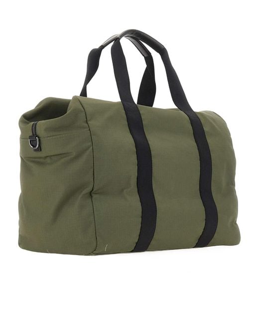 Gianni Chiarini Green Oslo Leather-Trim Tote Bag for men