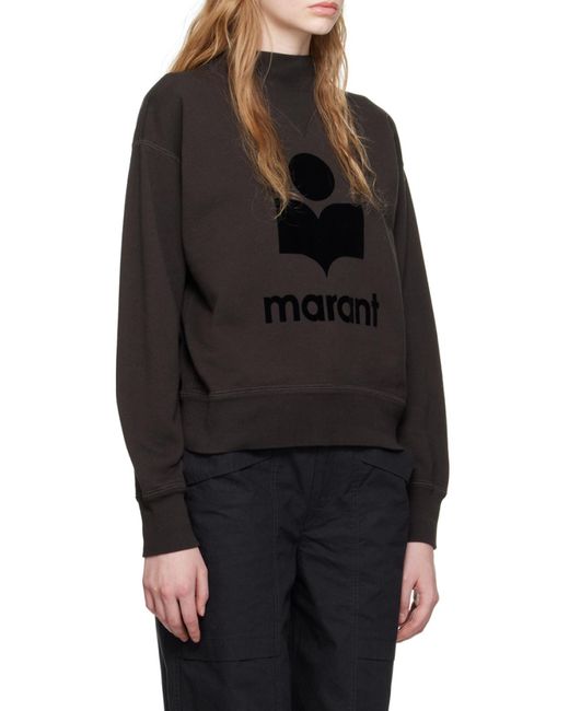 Isabel Marant Black Isabel Marant Étoile Moby Logo Sweatshirt