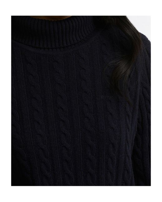 Barbour Black Collared Sweater