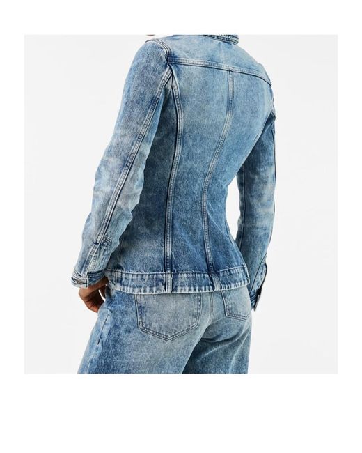 DIESEL Blue De-Katerinfsh Denim Jacket