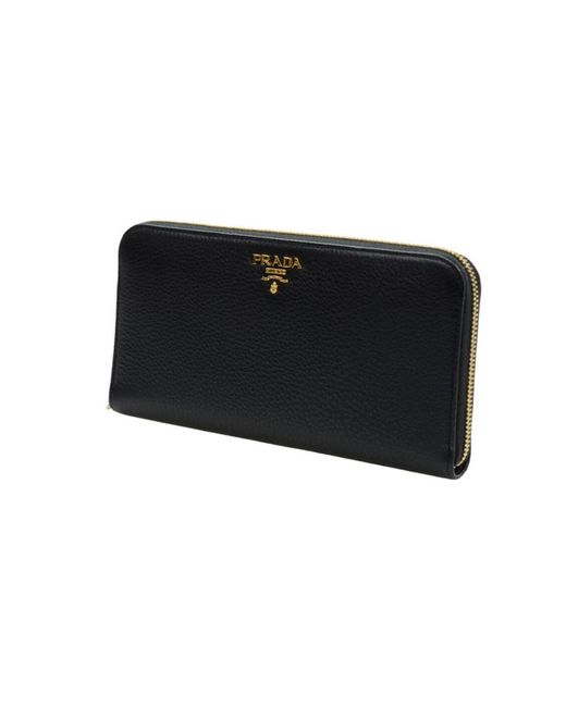 Prada Black Zipper Wallet