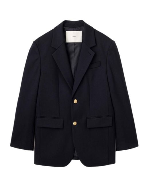 DUNST Blue Single Breasted Long Sleeved Jacket for men