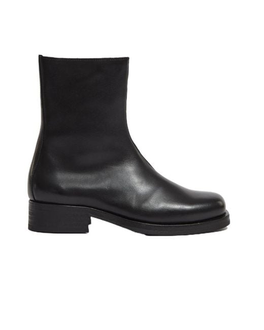 Our Legacy Black Cuban Ankle Boots for men