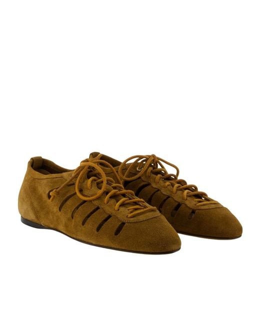 Isabel Marant Brown Leyza Ballet Flats