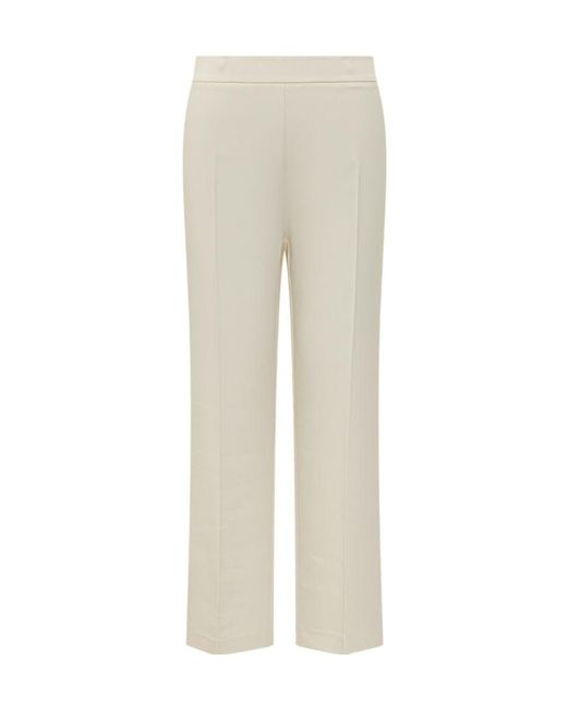 Etro Natural Zip Fastened Flared Trousers