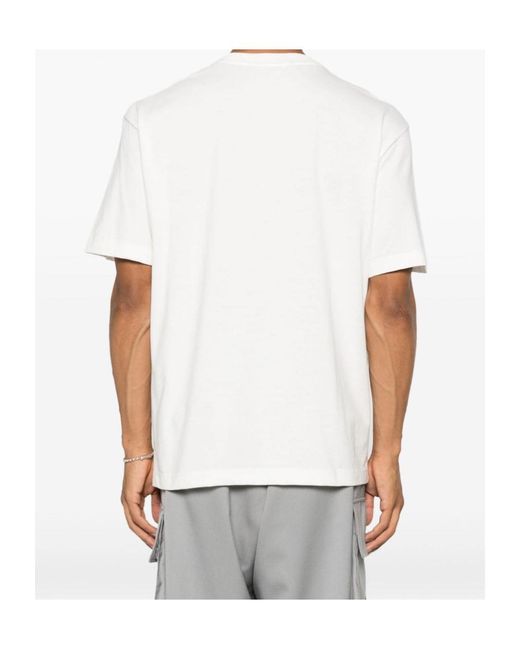 Ih Nom Uh Nit White Masks-Print Cotton T-Shirt for men