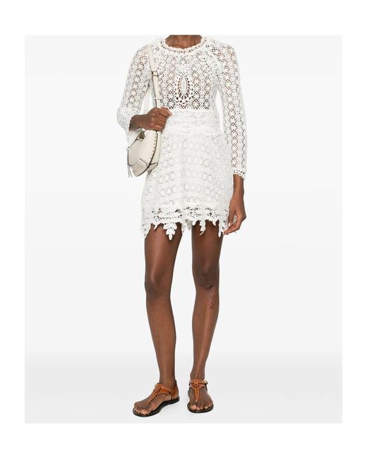 Isabel Marant White Hizene Mini Dress
