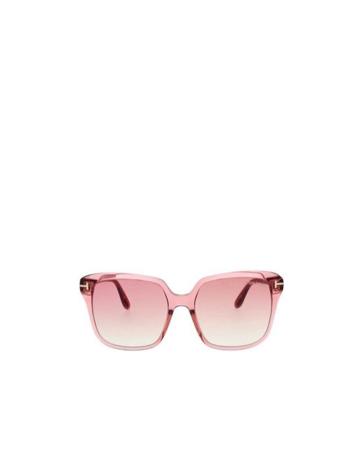 Tom Ford Pink Logo Sunglasses
