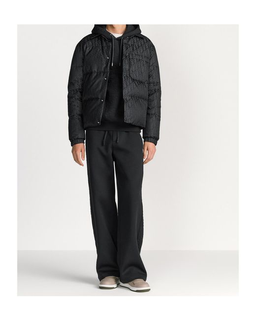 Dior Black Oblique Down Overshirt for men
