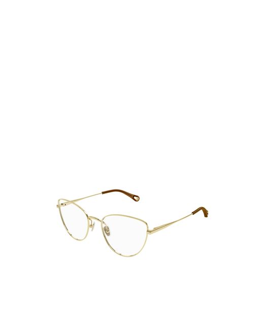 Chloé Metallic Chloé Eyewear Cat-Eye Glasses