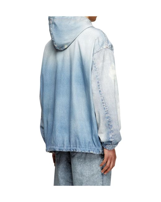 DIESEL Blue D-Wynny Jogg Hooded Jacket for men