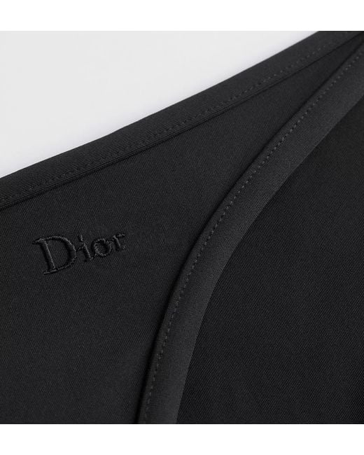 Dior Black Iviera Bikini Bottom