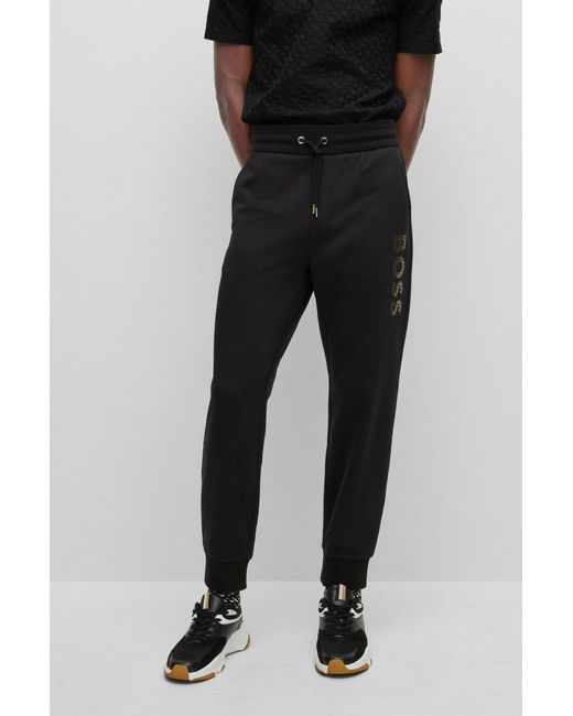 Boss Black Logo Sweatpants for men