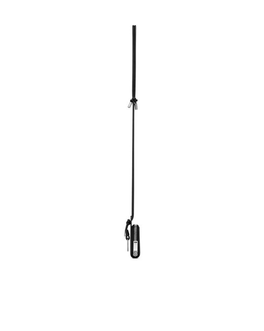 Saint Laurent White Paris Lanyard Wallet for men
