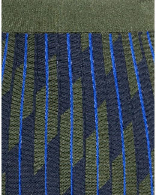 Tory Burch Blue Pleated Skirt