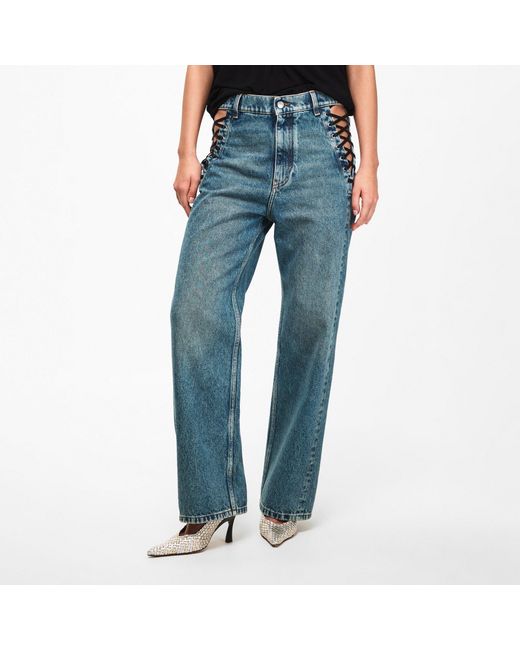 Stella McCartney Blue Straight Leg Jeans