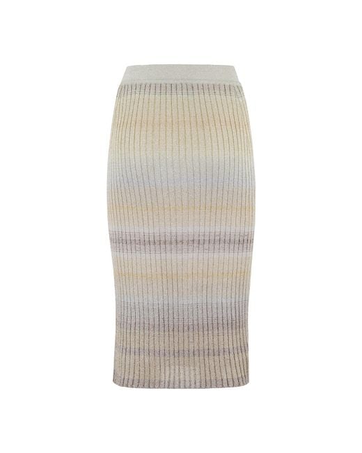 Missoni Gray Elastic Waist Skirt