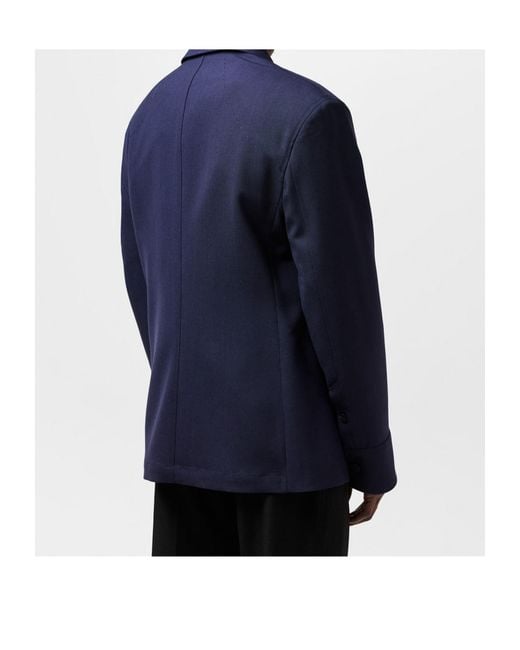 Jacquemus Blue Long-Sleeved Suit Jacket for men