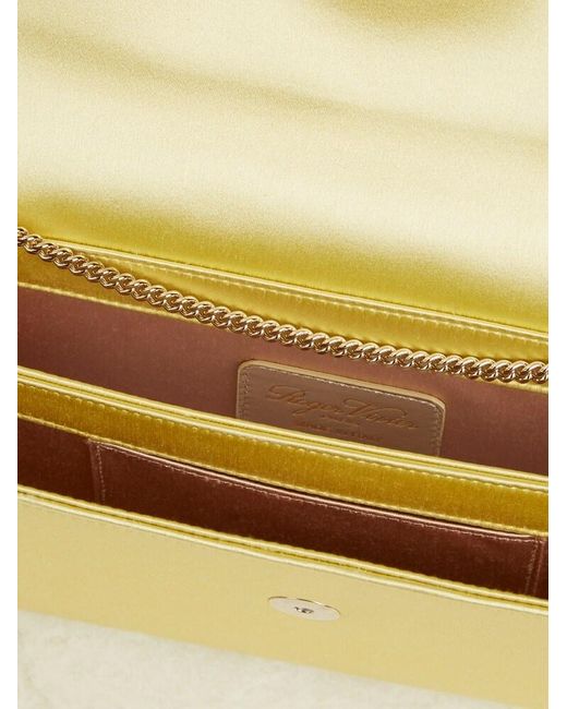 Roger Vivier Natural Square Buckle Chain Shoulder Bag