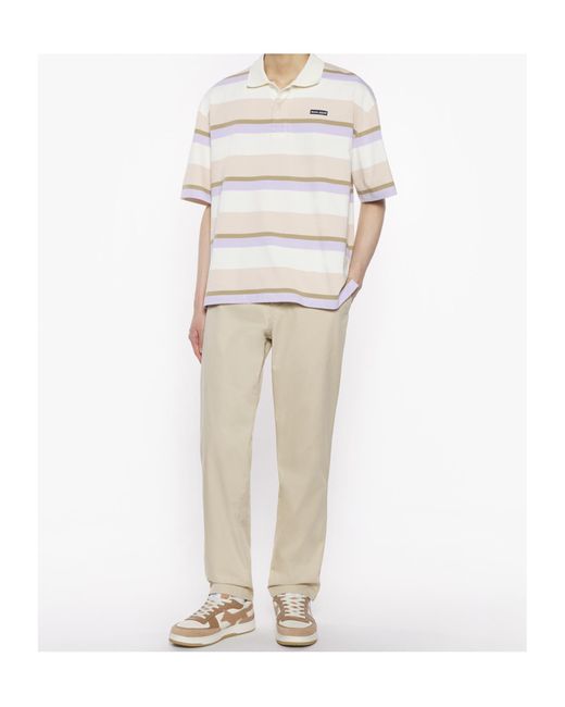 Maison Kitsuné Natural Maison Kitsuné Elasticated Waistband Casual Pants for men