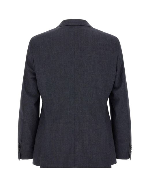 Boss Blue Two-Piece Set: Long-Sleeved Blazer And Trousers for men