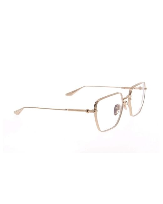 Chrome Hearts Black Full-Rimmed Plano Lenses