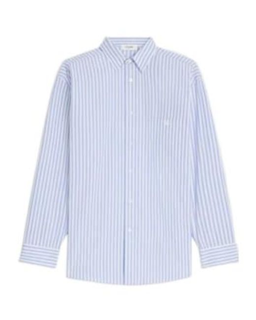 Céline Blue Oversized Shirt